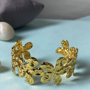 Golden Bloom Cuff