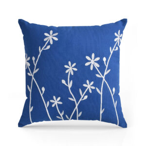 Tarisa Decorative Embroidery Cushion Cover in 16×16 inches for Couch, Chair, Sofa, Bedroom, Living Room