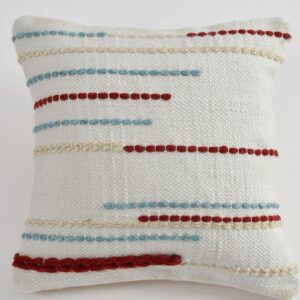 Tarisa Hand Crafted Pit Loom Cushion Cover | 16 inch x 16 inch |