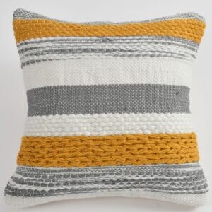 Tarisa Hand Crafted Pit Loom Cushion Cover | 16 inch x 16 inch