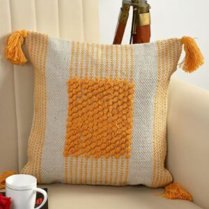 Tarisa Hand Crafted PitLoom Cushion Cover | 16 inch x 16 inch