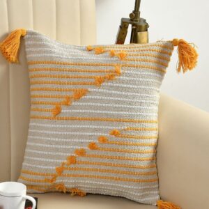 Tarisa Hand Crafted PitLoom Cushion Cover | 16 inch x 16 inch