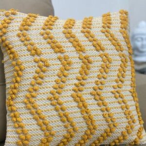 Tarisa Hand Crafted PitLoom Cushion Cover | 16 inch x 16 inch