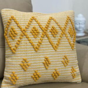 Tarisa Hand Crafted PitLoom Cushion Cover | 16 inch x 16 inch