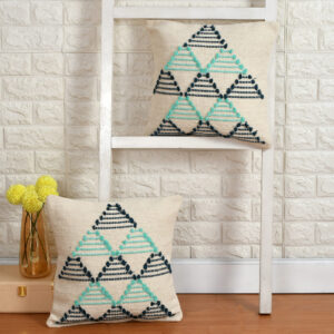 Tarisa Hand Crafted PitLoom Cushion Cover | 16 inch x 16 inch