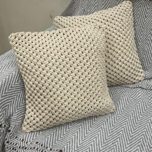 Boho Cushion Cover in Premium Canvas Duck Fabric