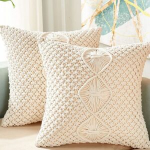 Boho Cushion Cover in Premium Canvas Duck Fabric