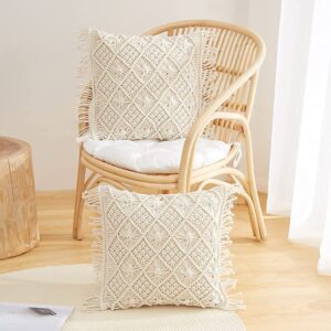 Boho Cushion Cover in Premium Canvas Duck Fabric