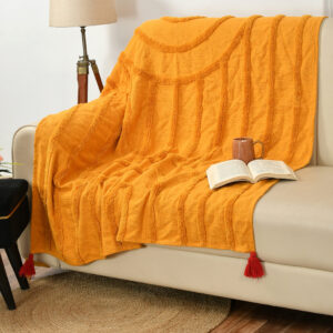 Tarisa Pure Cotton Sofa Throw | Throw for Living Room, Bedroom, Sofa & Chair | Throw Blanket for Sofa, Bed, Chair & Travel