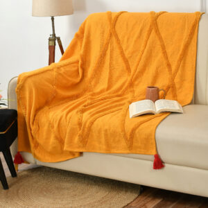 Tarisa Pure Cotton Sofa Throw | Throw for Living Room, Bedroom, Sofa & Chair | Throw Blanket for Sofa, Bed, Chair & Travel