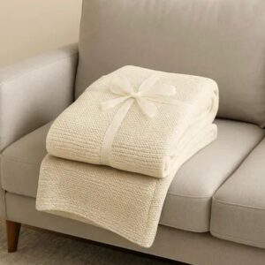 Tarisa Pure Cotton Sofa Throw | Throw for Living Room, Bedroom, Sofa & Chair | Throw Blanket for Sofa, Bed, Chair & Travel