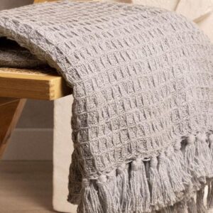 Tarisa Pure Cotton Sofa Throw | Throw for Living Room, Bedroom, Sofa & Chair | Throw Blanket for Sofa, Bed, Chair & Travel