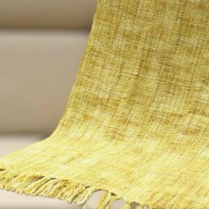 Tarisa Pure Cotton Sofa Throw | Throw for Living Room, Bedroom, Sofa & Chair | Throw Blanket for Sofa, Bed, Chair & Travel