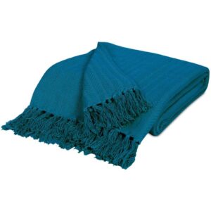 Tarisa Pure Cotton Sofa Throw | Throw for Living Room, Bedroom, Sofa & Chair | Throw Blanket for Sofa, Bed, Chair & Travel