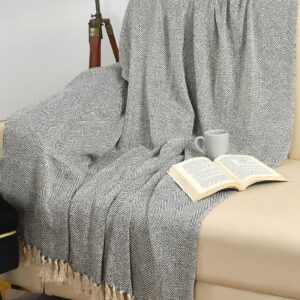 Tarisa Pure Cotton Sofa Throw | Throw for Living Room, Bedroom, Sofa & Chair | Throw Blanket for Sofa, Bed, Chair & Travel