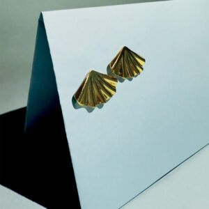 Golden Shell Studs
