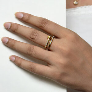 Golden Nail Ring