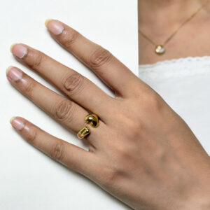 Molten Gold Ring